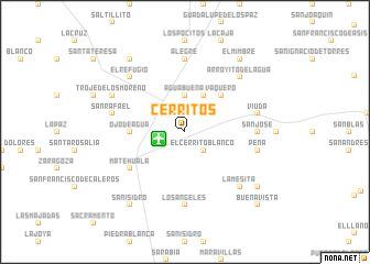 map of Cerritos