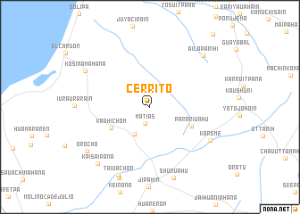 map of Cerrito