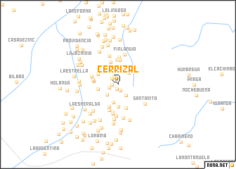 map of Cerrizal