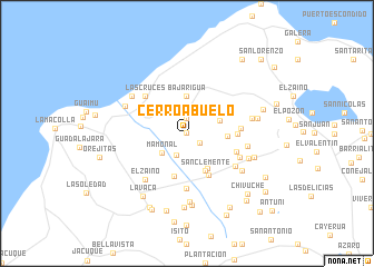 map of Cerro Abuelo