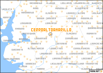 map of Cerro Alto Amarillo