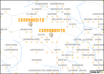 map of Cerro Bonito