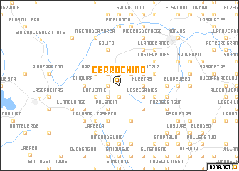 map of Cerro Chino