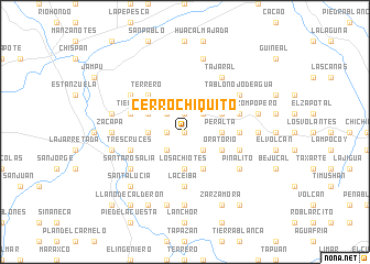 map of Cerro Chiquito