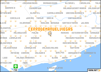 map of Cerro de Manuel Viegas