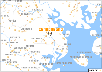 map of Cerro Negro