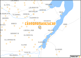 map of Cerro Pan de Azúcar