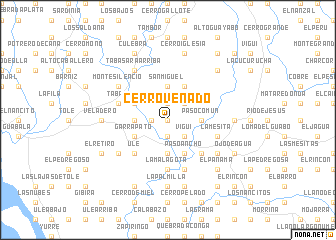 map of Cerro Venado