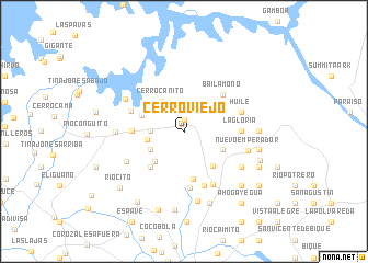 map of Cerro Viejo