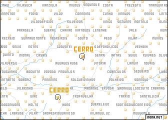 map of Cerro