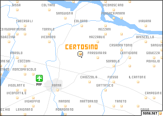 map of Certosino