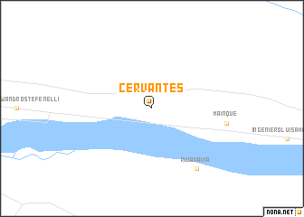 map of Cervantes