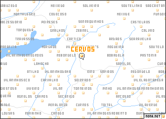 map of Cervos
