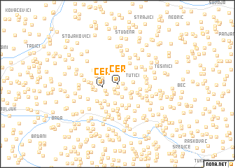 map of Cer