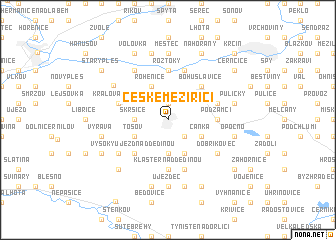 map of České Meziříčí