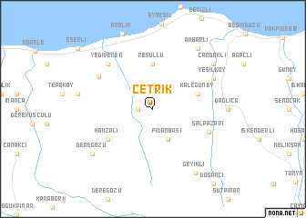 map of Çetrik