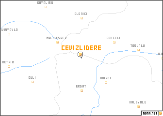 map of Cevizlidere