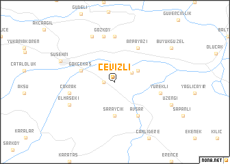 map of Cevizli