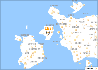 map of Cezi