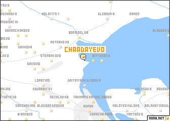 map of Chaadayevo