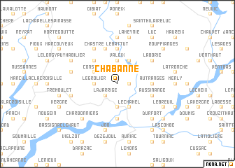 map of Chabanne