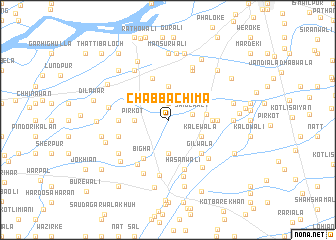 map of Chabba Chīma
