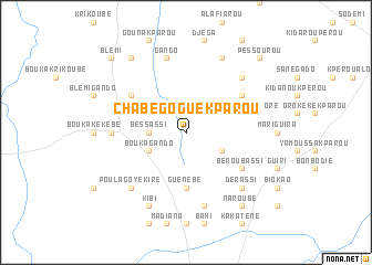 map of Chabégoguékparou