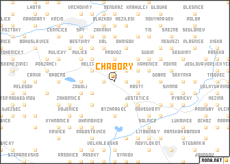 map of Chábory
