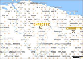 map of Chabotte