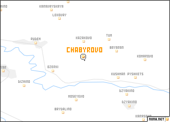 map of Chabyrovo