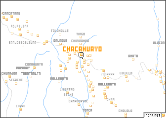map of Chacahuayo