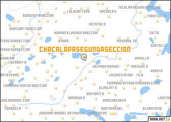 map of Chacalapa Segunda Sección