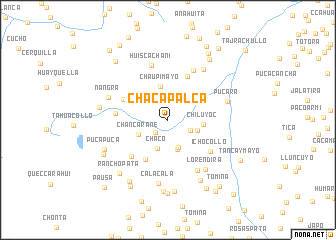 map of Chacapalca