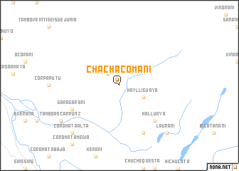 map of Chachacomani