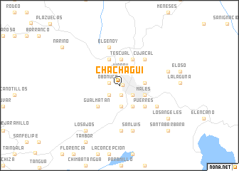 map of Chachagüí