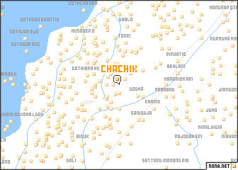 map of Chāchik