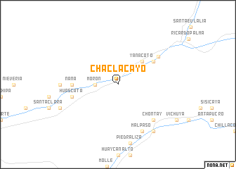 map of Chaclacayo