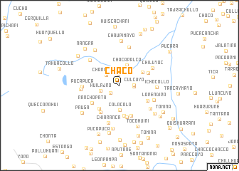 map of Chaco