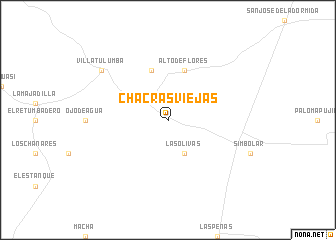 map of Chacras Viejas