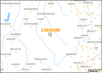 map of Chaddhar