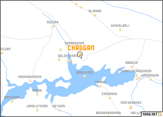 map of Chādgān