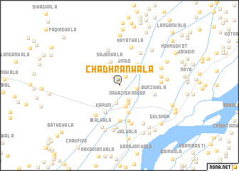 map of Chadhranwāla