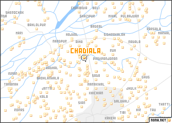 map of Chadiāla