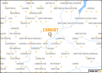 map of Chadiot