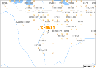 map of Chadza