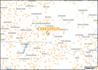 map of Chaedong-ni