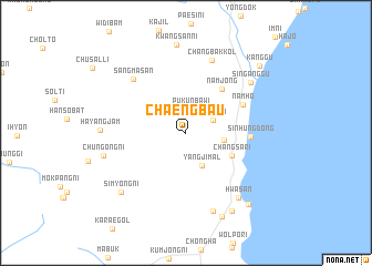 map of Chaengbau