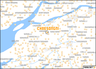 map of Chaesong-ni