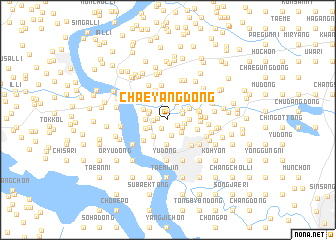 map of Chaeyang-dong