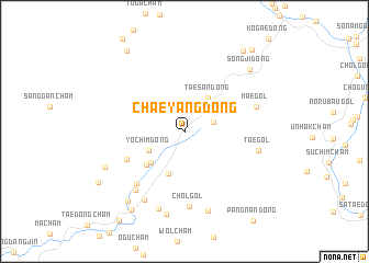 map of Chaeyang-dong